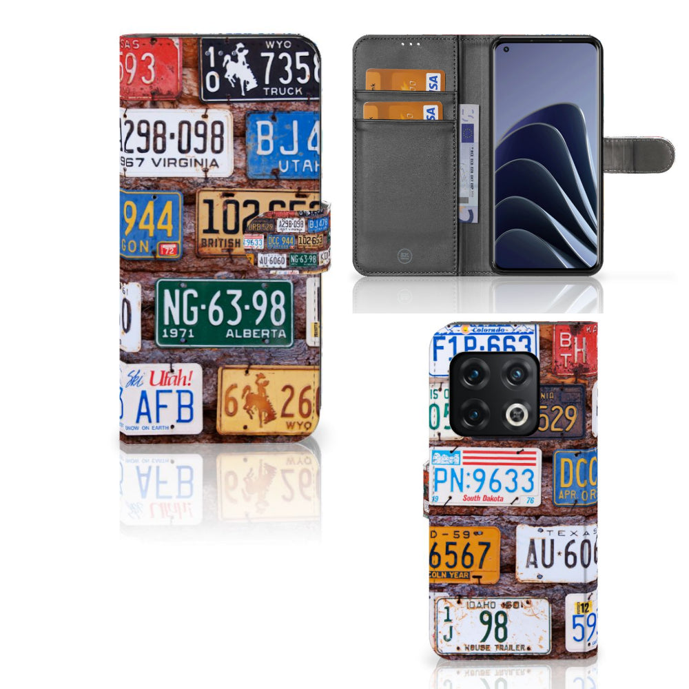 OnePlus 10 Pro Telefoonhoesje met foto Kentekenplaten