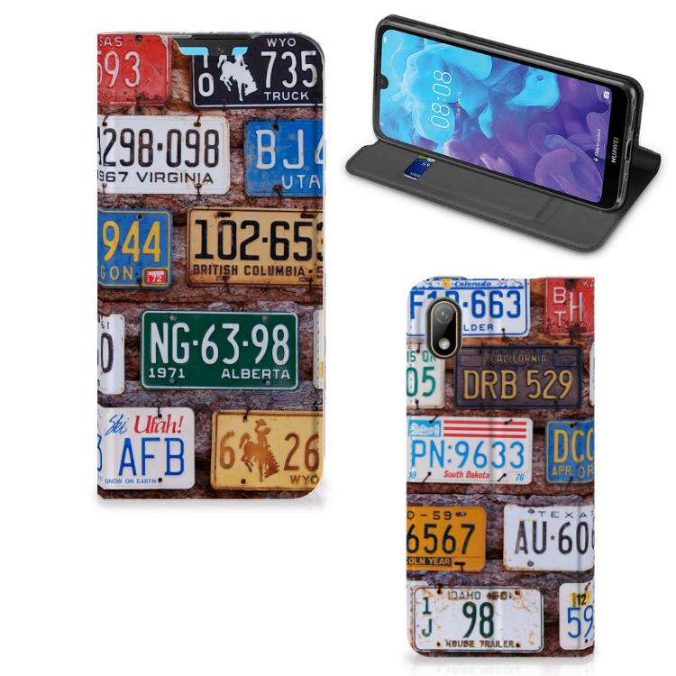 Huawei Y5 (2019) Stand Case Kentekenplaten - B2C Telecom