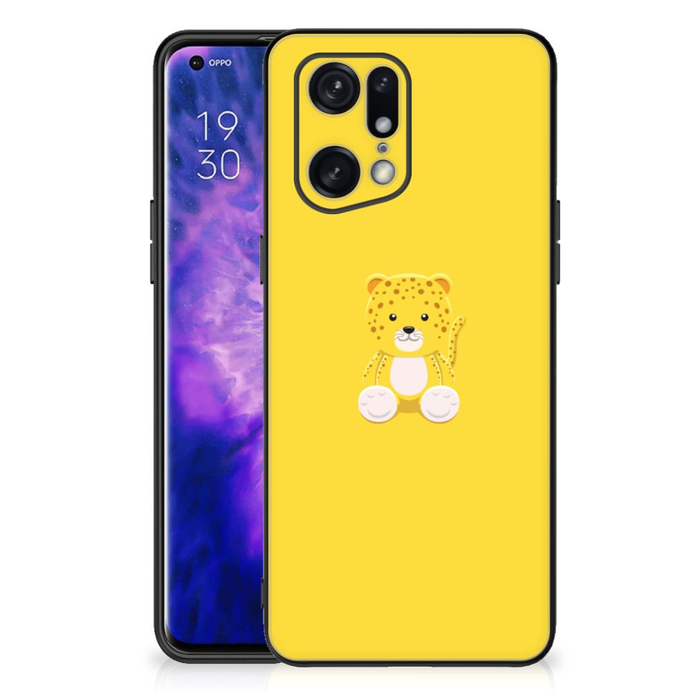 OPPO Find X5 Pro Hoesje Baby Leopard B2C Telecom
