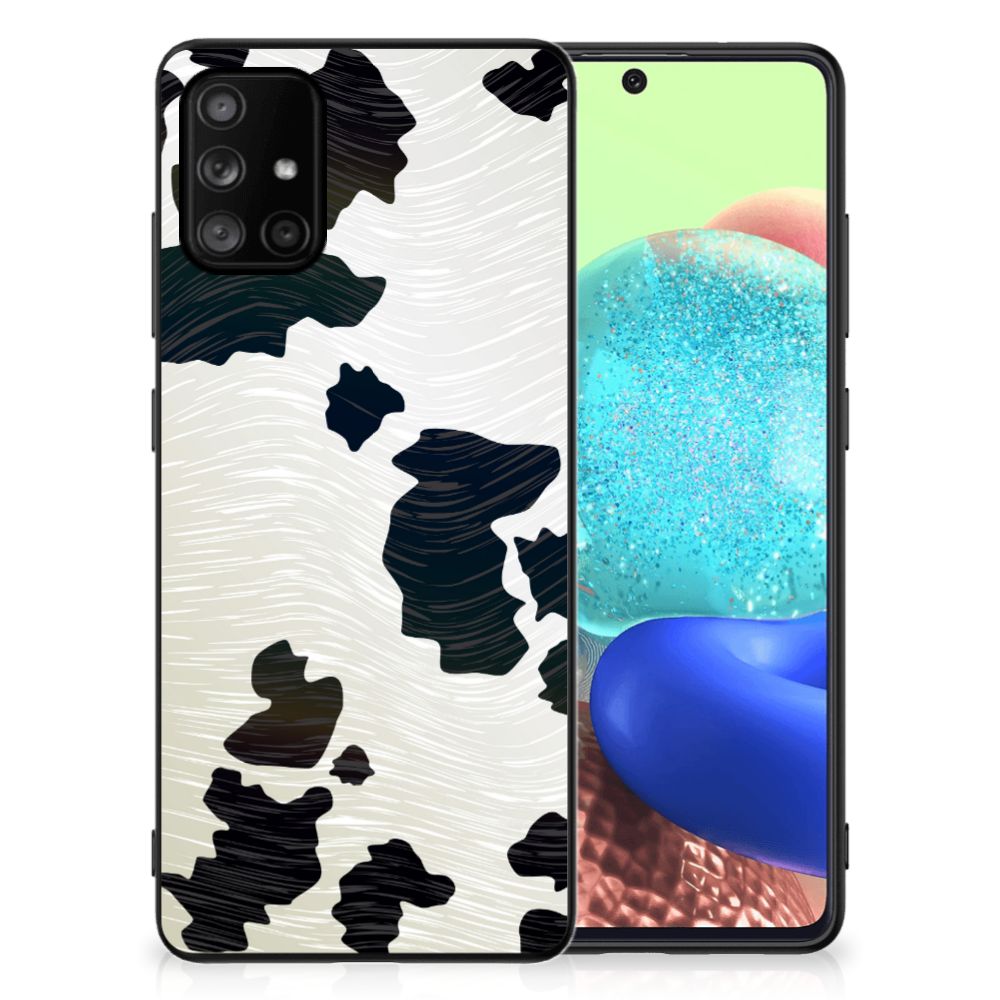 Samsung Galaxy A71 Dierenprint Telefoonhoesje Koeienvlekken