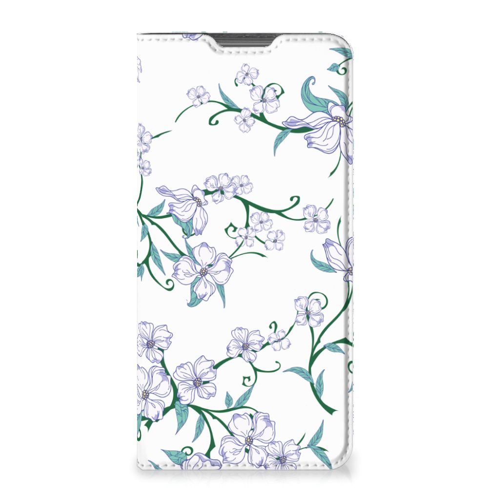 Motorola Moto G52 | Moto G82 Uniek Smart Cover Blossom White - B2C Telecom