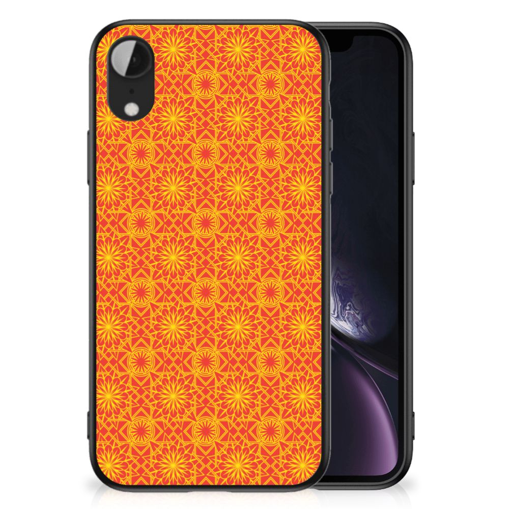 Apple iPhone XR Back Case Batik Oranje