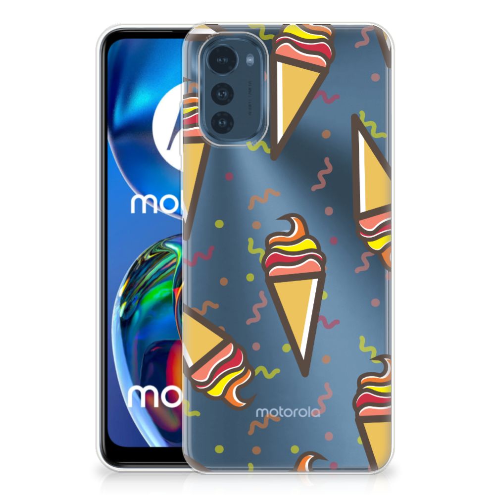 Motorola Moto E32/E32s Siliconen Case Icecream B2C Telecom