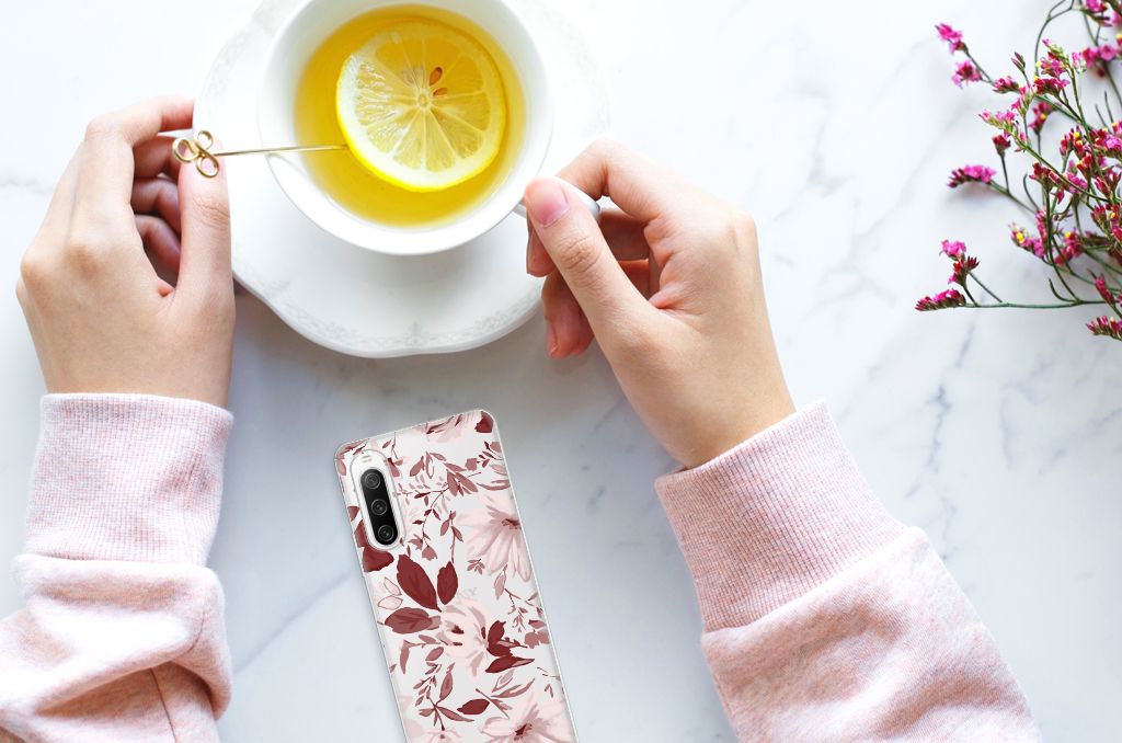 Hoesje maken Sony Xperia 10 IV Watercolor Flowers B2C Telecom