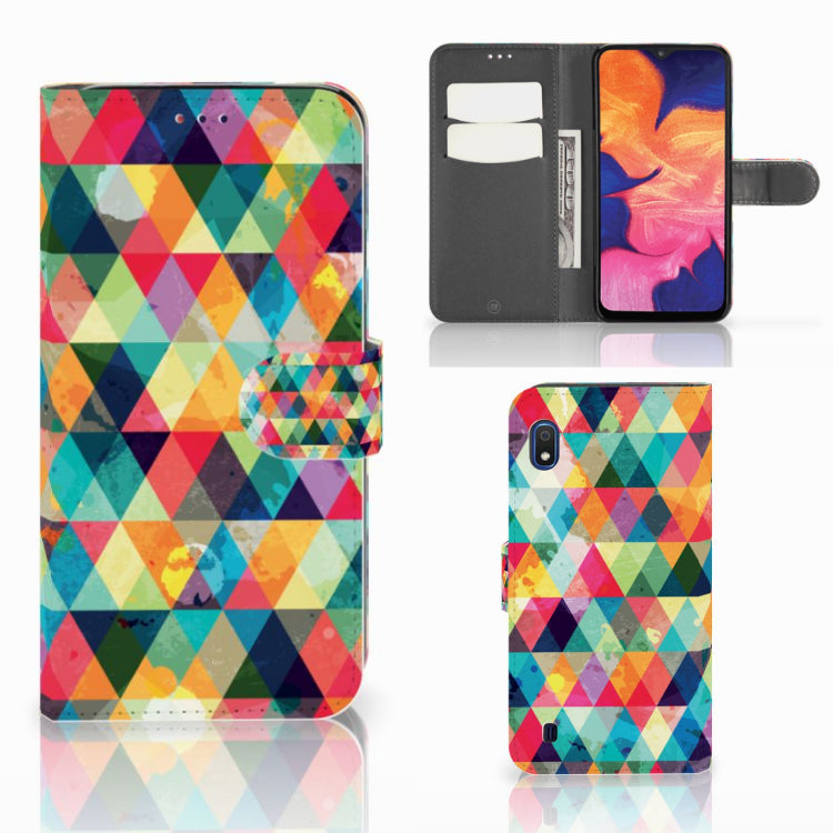 Samsung Galaxy A10 Telefoon Hoesje Geruit