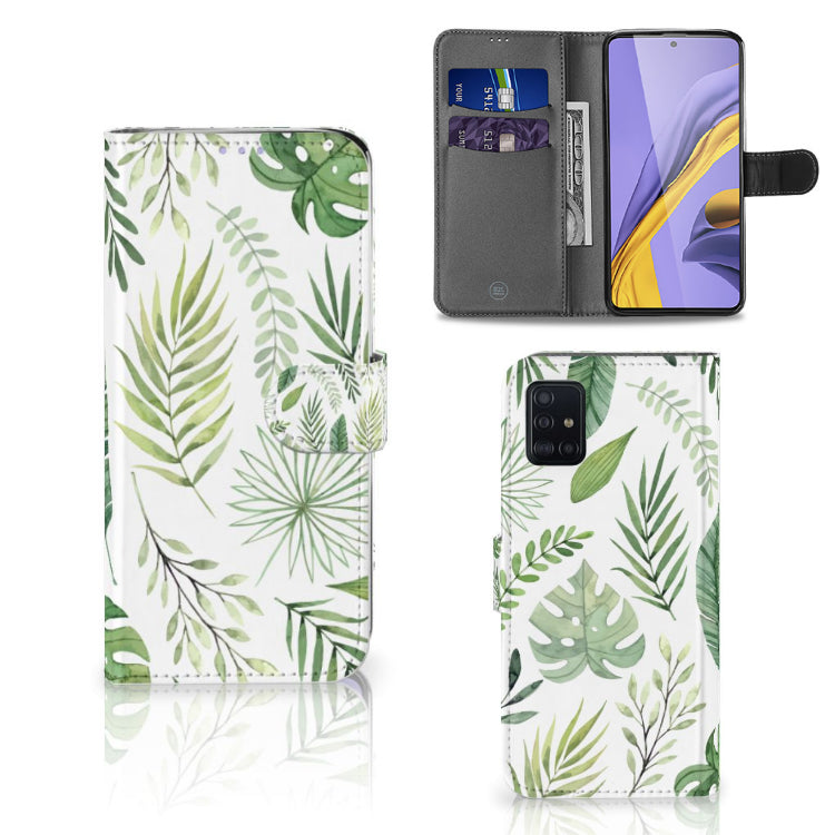 Samsung Galaxy A51 Hoesje Leaves