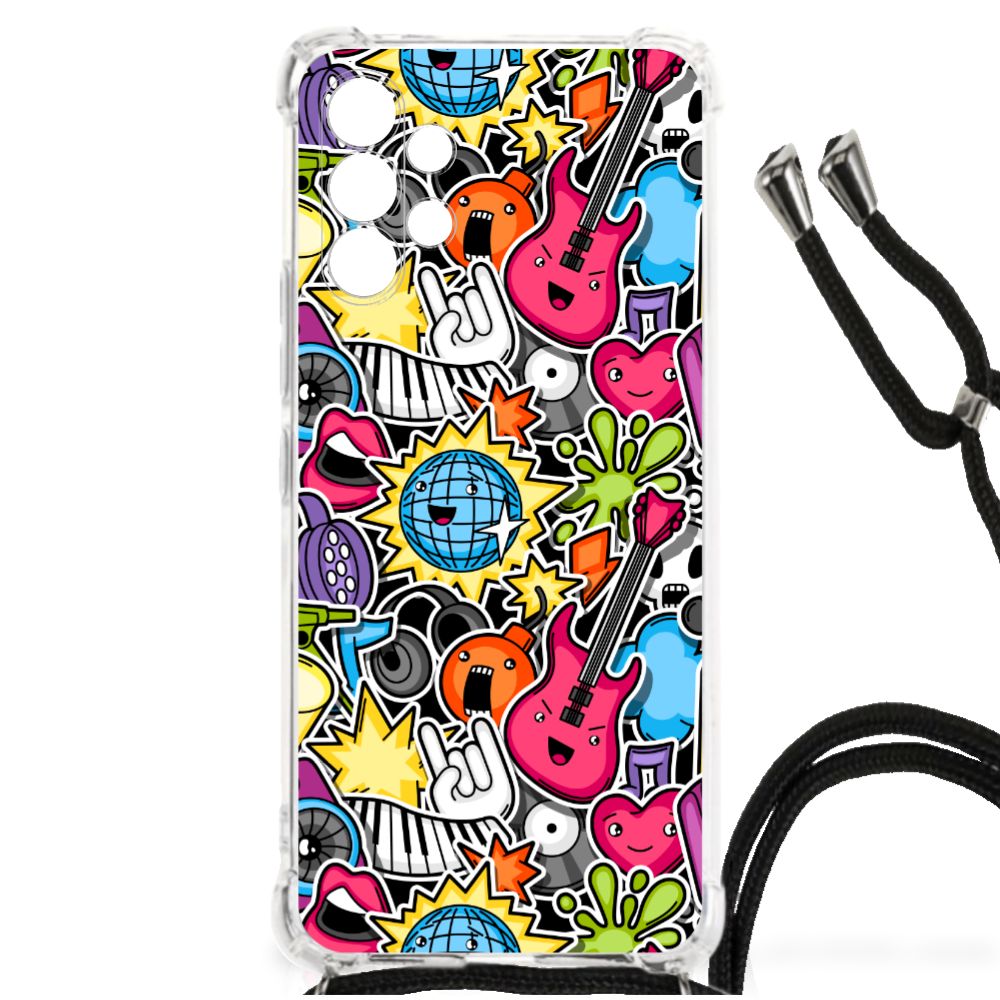 Samsung Galaxy A13 4G Anti Shock Bumper Case Punk Rock