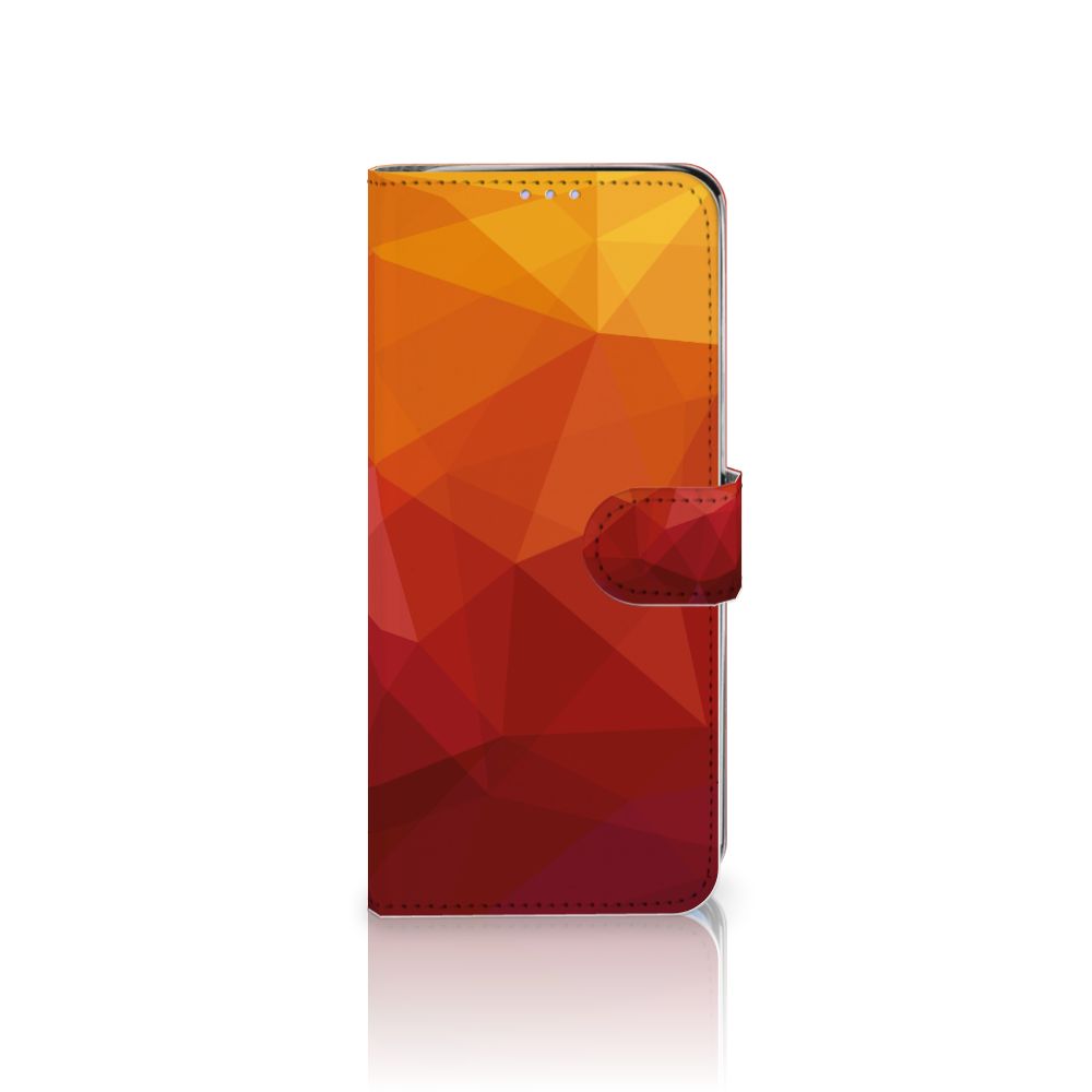 Book Case voor Samsung Galaxy S20 Plus Polygon Red