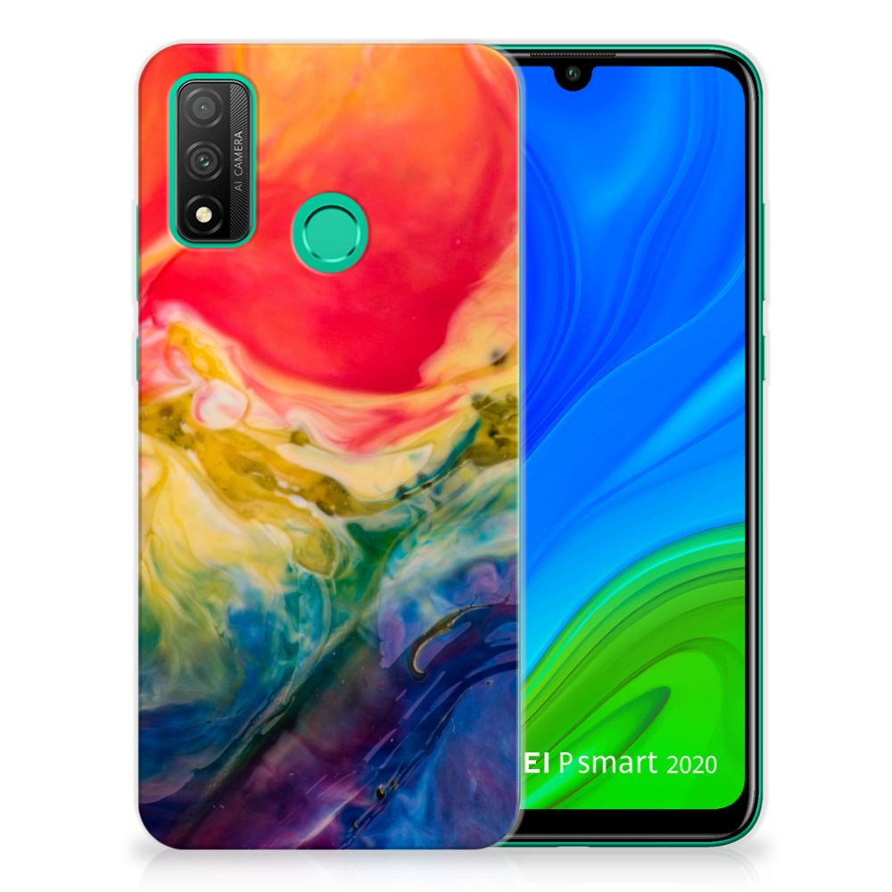 Hoesje maken Huawei P Smart 2020 Watercolor Dark B2C Telecom