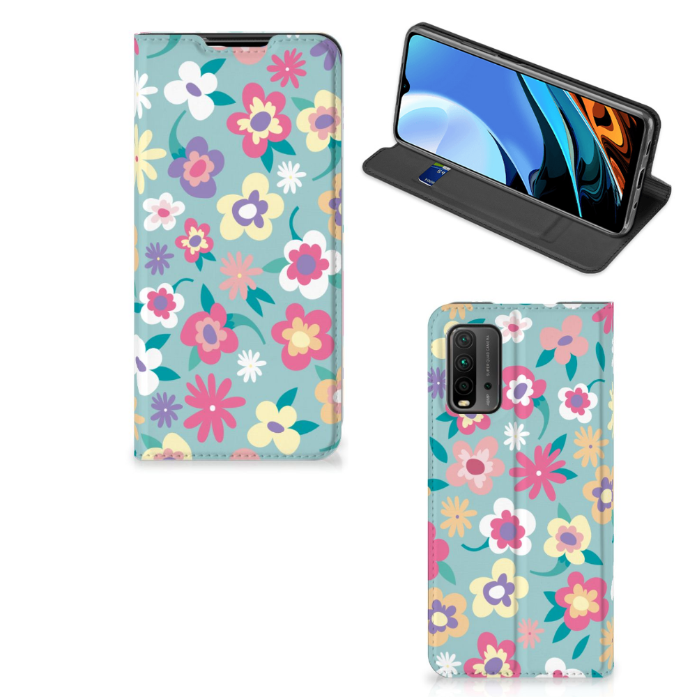 Xiaomi Poco M3 | Redmi 9T Smart Cover Flower Power - B2C Telecom
