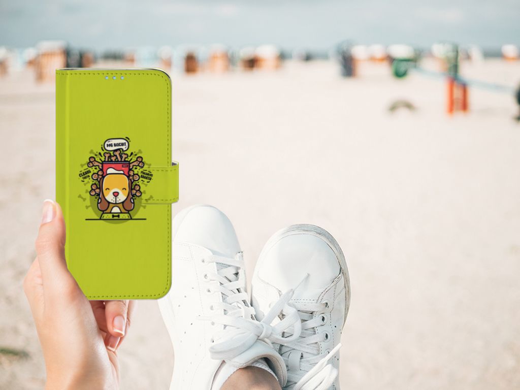 Huawei P40 Lite Leuk Hoesje Doggy Biscuit