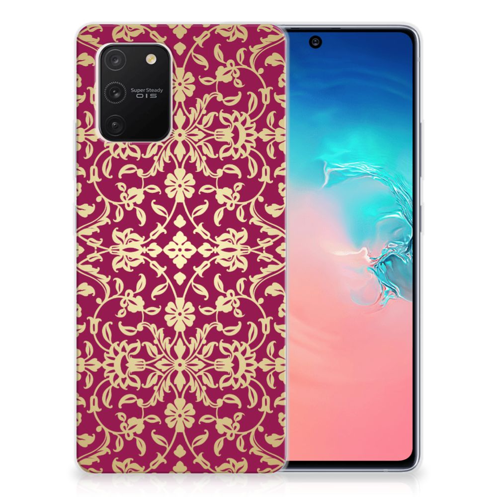 Siliconen Hoesje Samsung Galaxy S10 Lite Barok Pink B2C Telecom