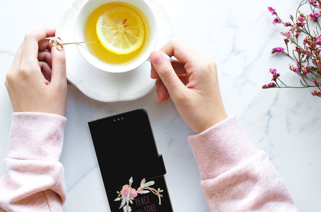 Motorola Moto G22 Leuk Hoesje Boho Text