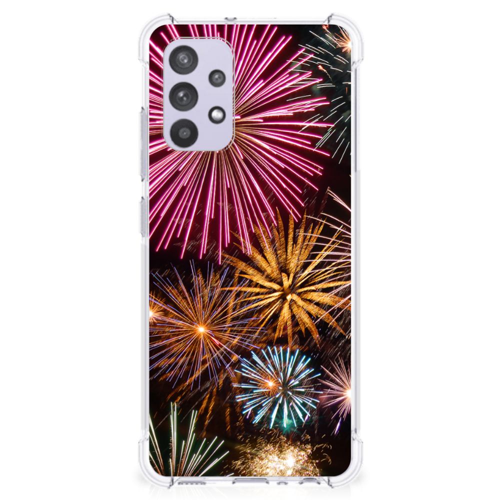 Samsung Galaxy A32 4G | A32 5G Enterprise Editie Anti Shock Bumper Case Vuurwerk B2C Telecom