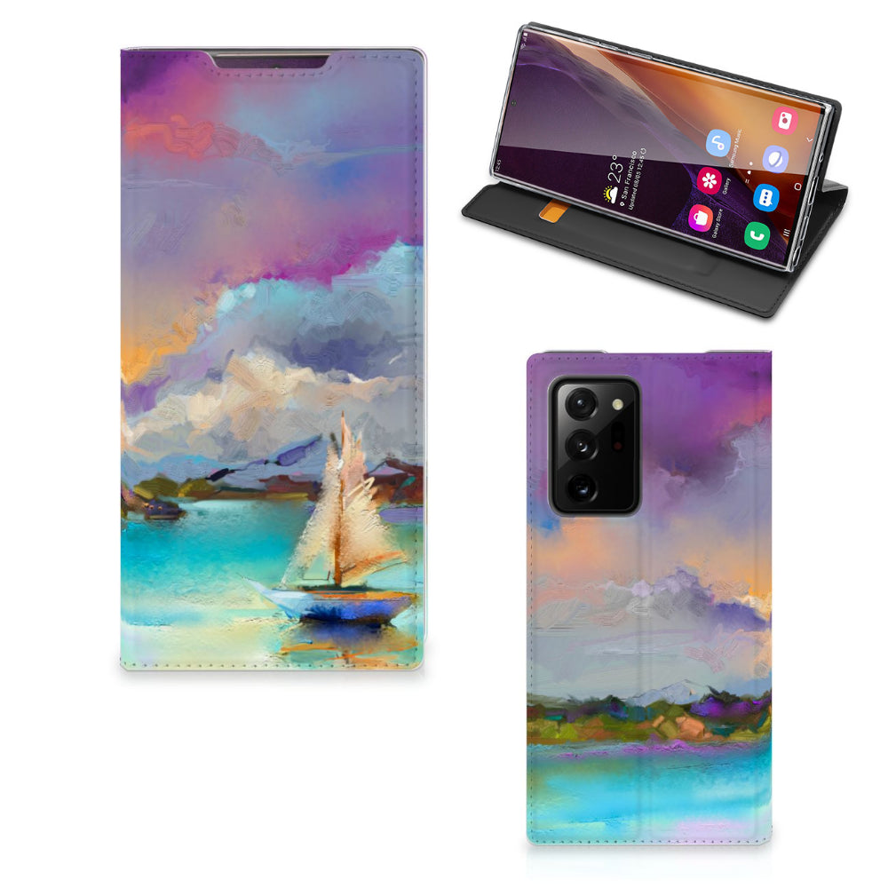 Bookcase Samsung Galaxy Note 20 Ultra Boat