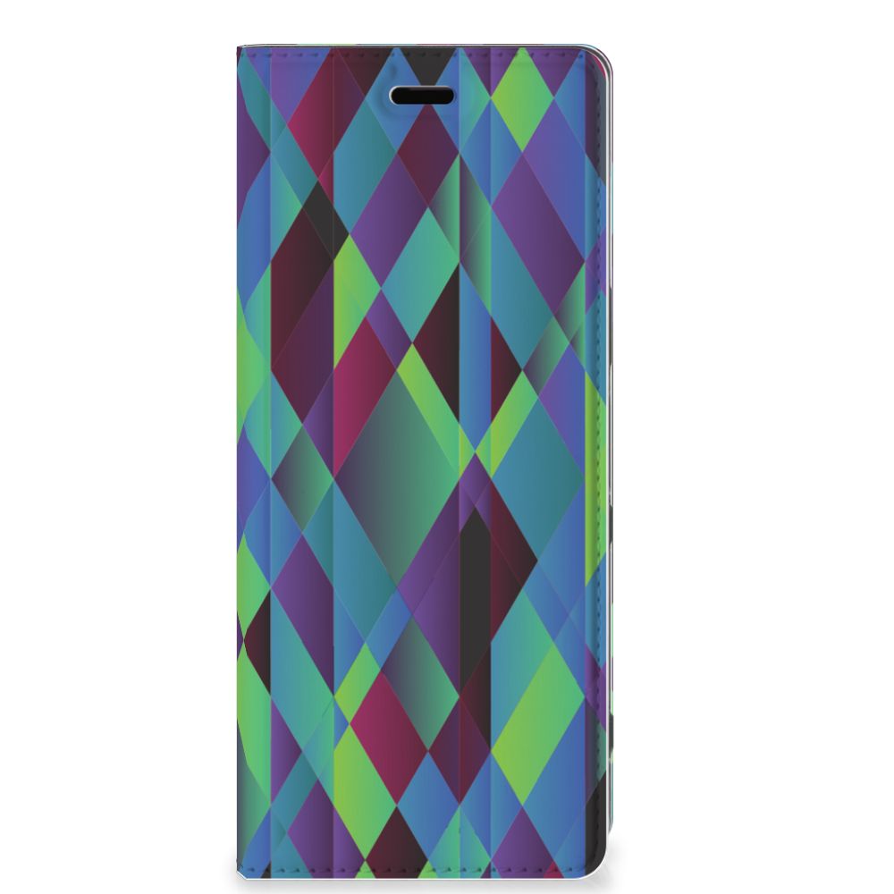 Sony Xperia 5 Stand Case Abstract Green Blue - B2C Telecom