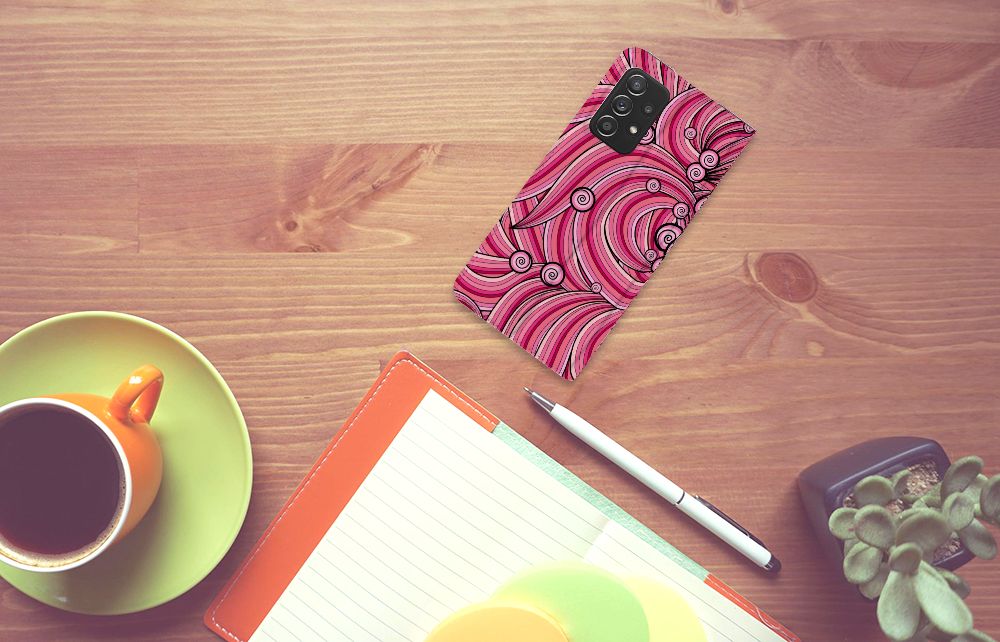 Samsung Galaxy A52 Bookcase Swirl Pink - B2C Telecom