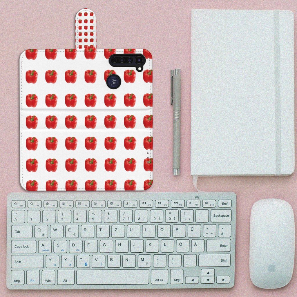 Motorola Moto G Pro Book Cover Paprika Red