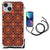 iPhone 14 Plus Doorzichtige Silicone Hoesje Batik Brown