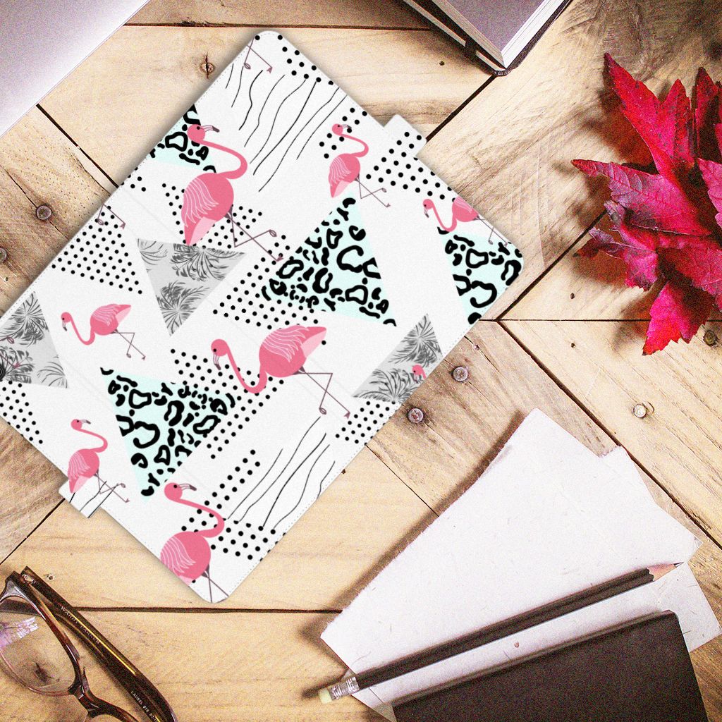 Samsung Galaxy Tab S6 Lite | S6 Lite (2022) Flip Case Flamingo Triangle
