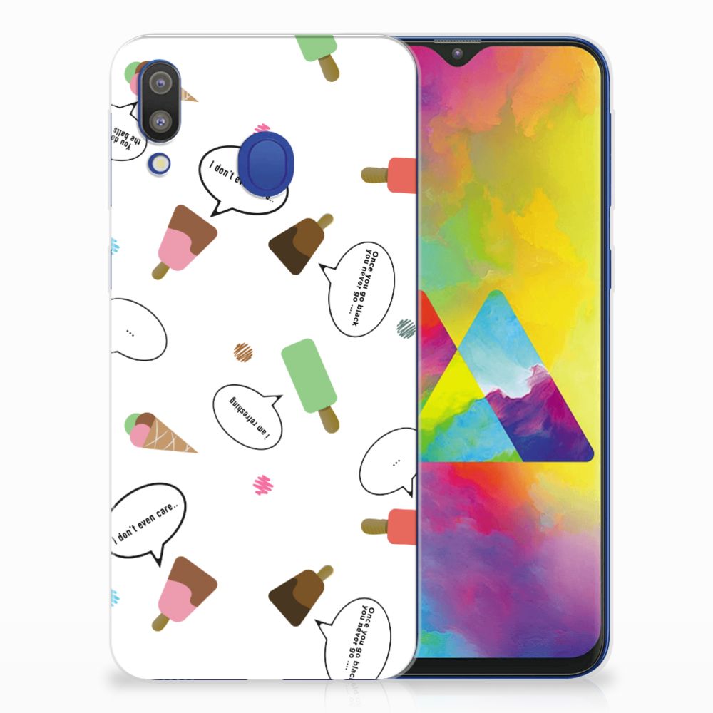 Samsung Galaxy M20 (Power) Siliconen Case IJsjes