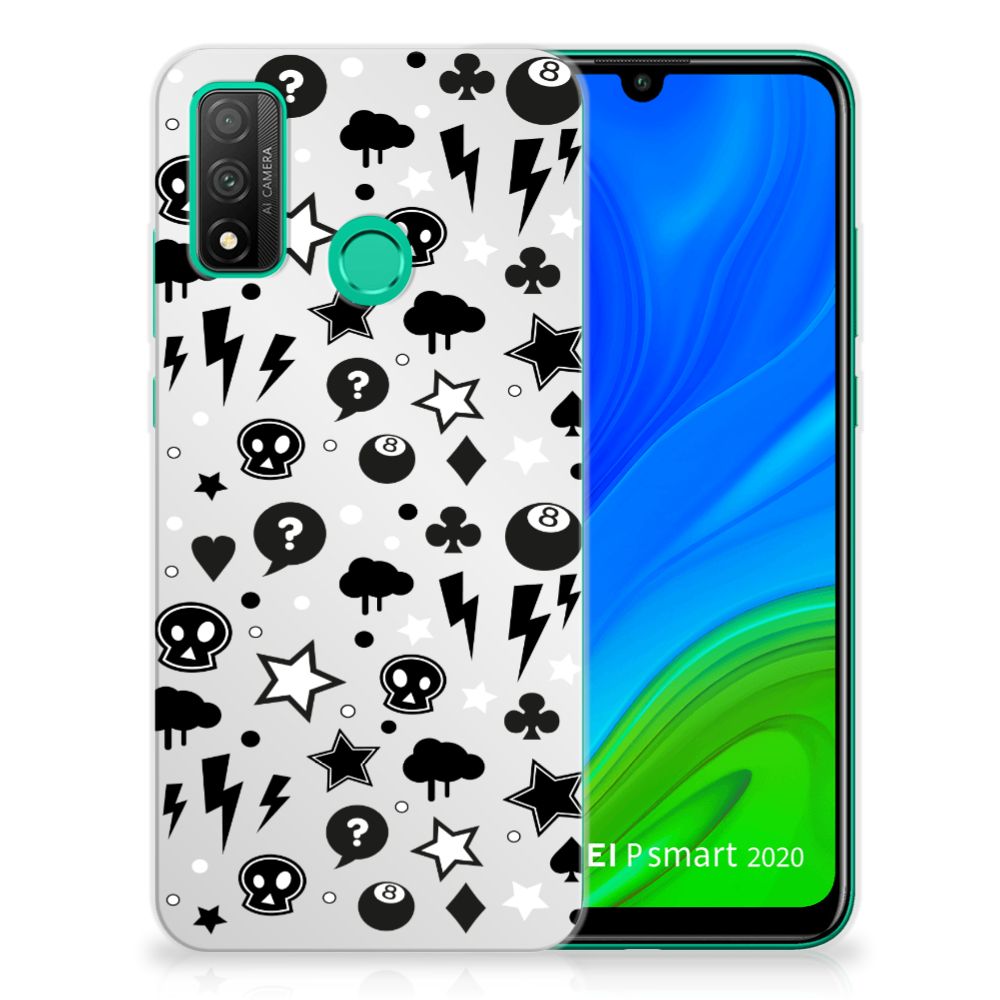 Silicone Back Case Huawei P Smart 2020 Silver Punk B2C Telecom