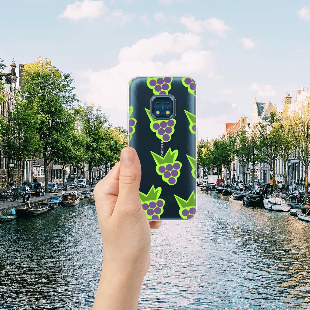 Nokia XR20 Siliconen Case Druiven