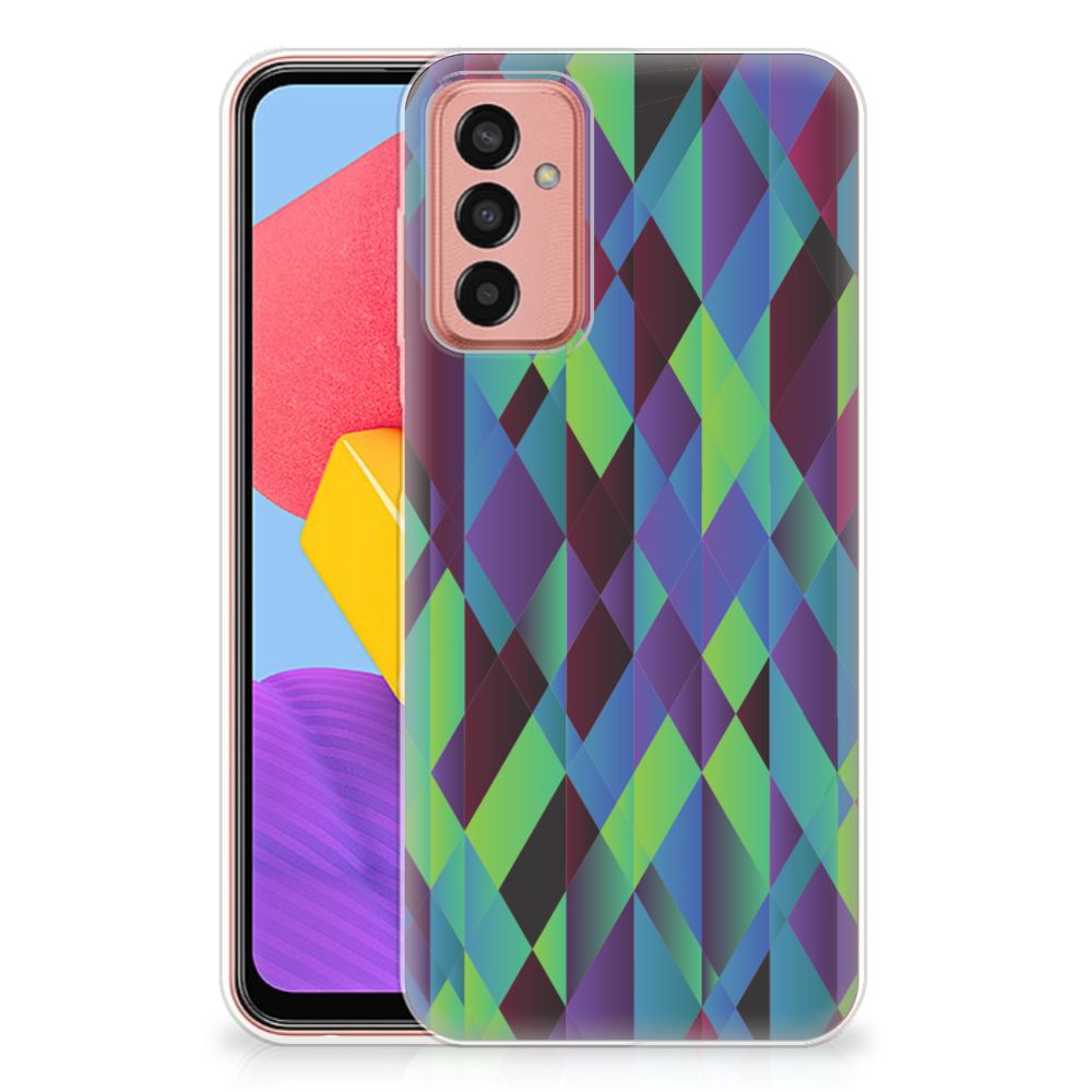 Samsung Galaxy M13 | M23 TPU Hoesje Abstract Green Blue B2C Telecom