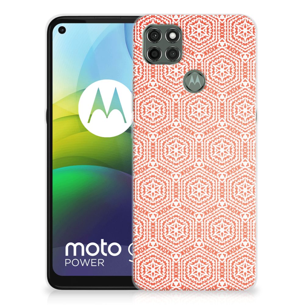 Motorola Moto G9 Power TPU bumper Pattern Orange B2C Telecom