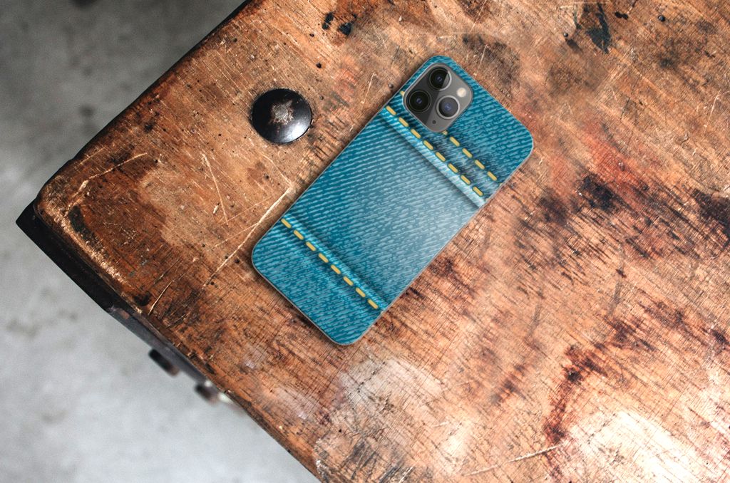 Apple iPhone 11 Pro Silicone Back Cover Jeans