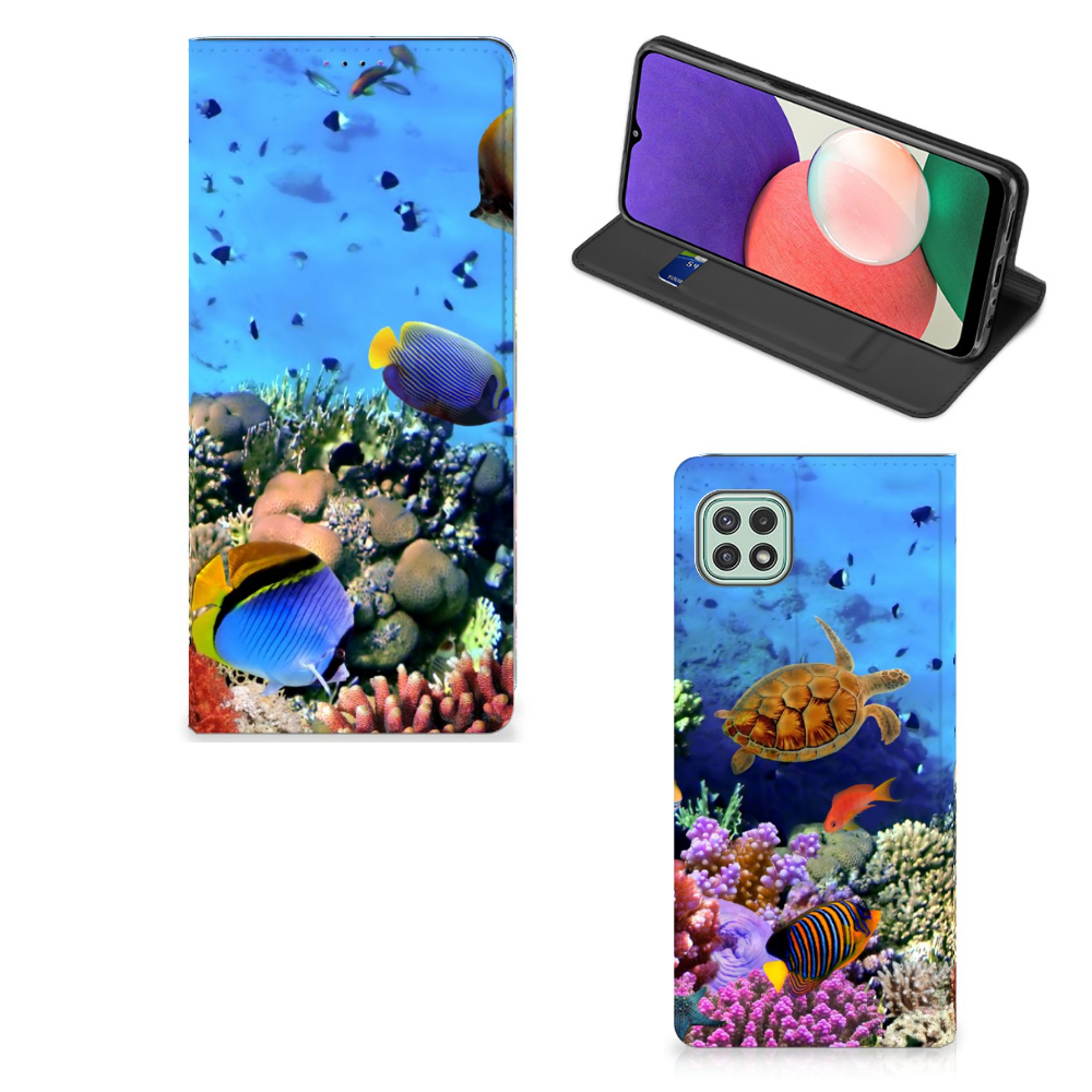 Samsung Galaxy A22 5G Hoesje maken Vissen - B2C Telecom