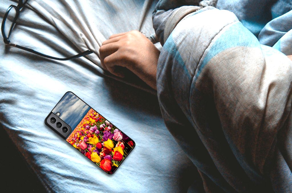 Samsung Galaxy S21FE Bloemen Hoesje Tulpen B2C Telecom