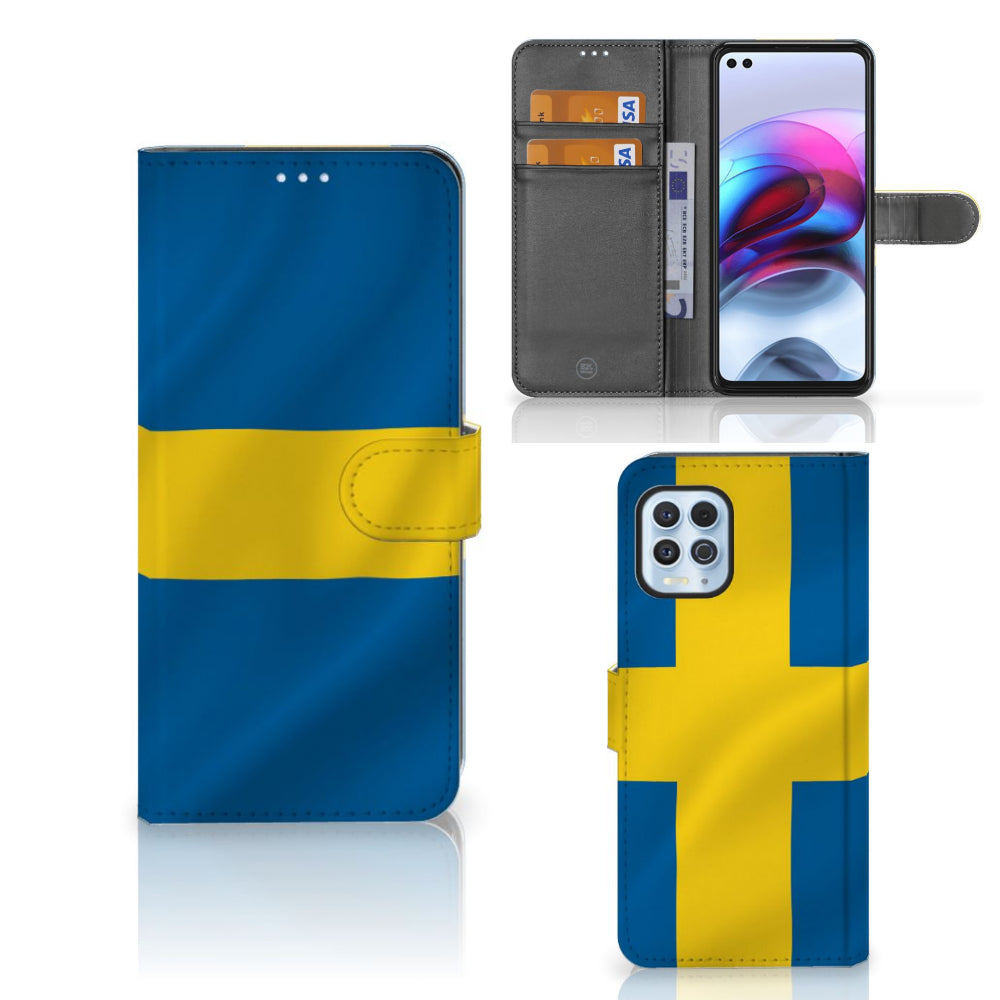 Motorola Moto G100 Bookstyle Case Zweden