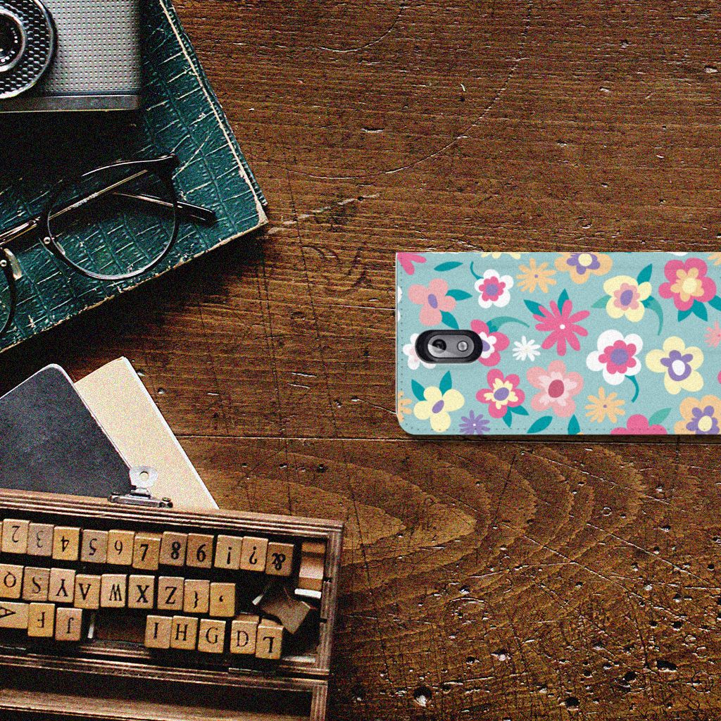 Nokia 3.1 (2018) Smart Cover Flower Power