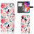 Samsung Galaxy A70 Hoesje Butterfly Roses