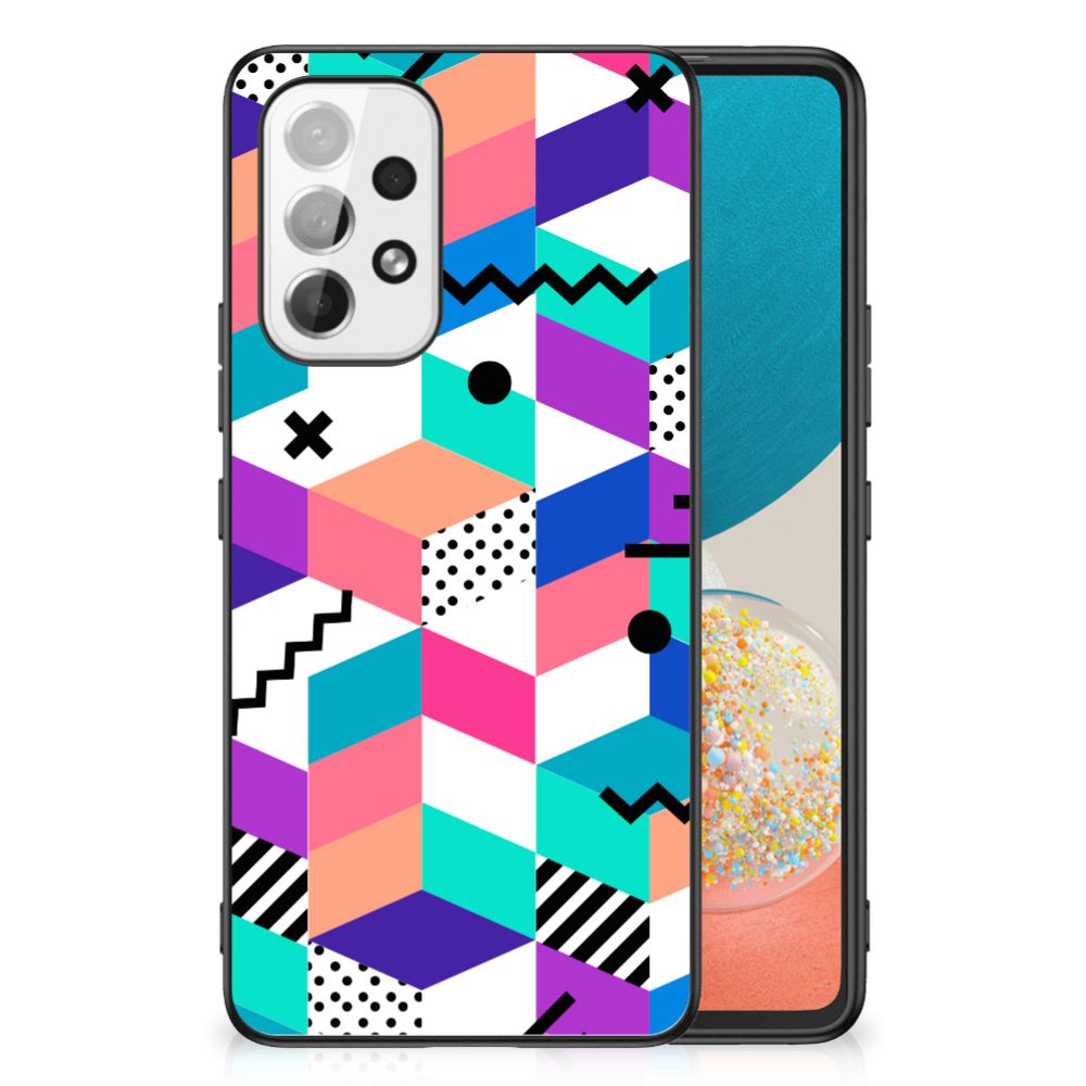 Samsung Galaxy A53 Backcover Blokken Kleurrijk