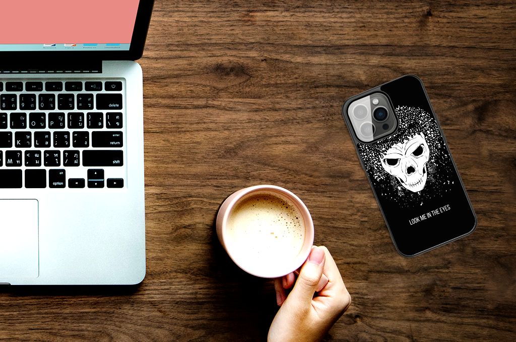 Telefoonhoesje iPhone 13 Pro Max Skull Hair B2C Telecom