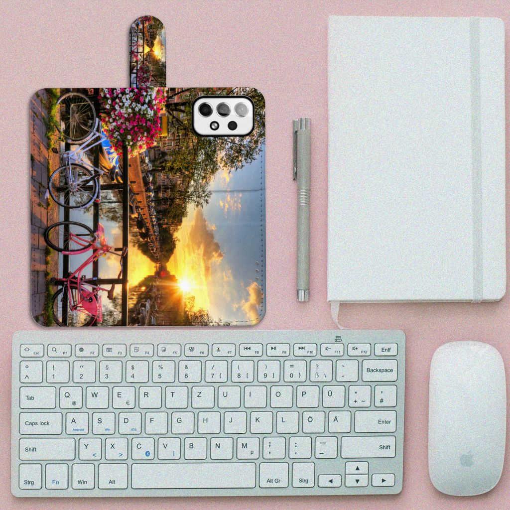 Samsung Galaxy A73 5G Flip Cover Amsterdamse Grachten