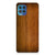Motorola Moto G100 Bumper Hoesje Donker Hout