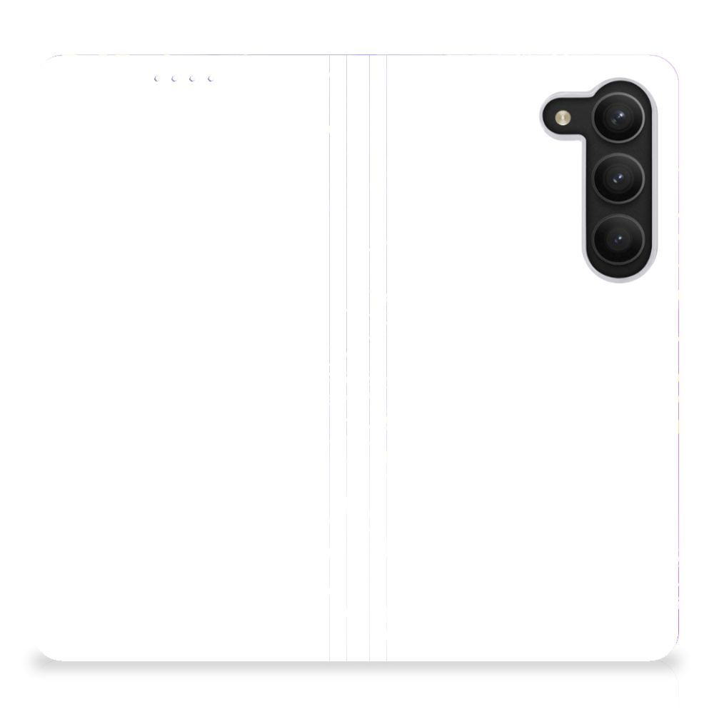 Bookcase voor Samsung Galaxy S23 Watercolor Paars