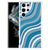 Samsung Galaxy S22 Ultra Doorzichtige Silicone Hoesje Waves Blue B2C Telecom
