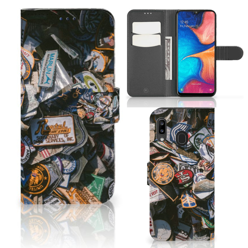 Samsung Galaxy A30 Telefoonhoesje met foto Badges