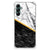 Samsung Galaxy A14 5G/4G Anti-Shock Hoesje Marmer Wit Zwart - Origineel Cadeau Man - Elegant design met marmeren patroon.