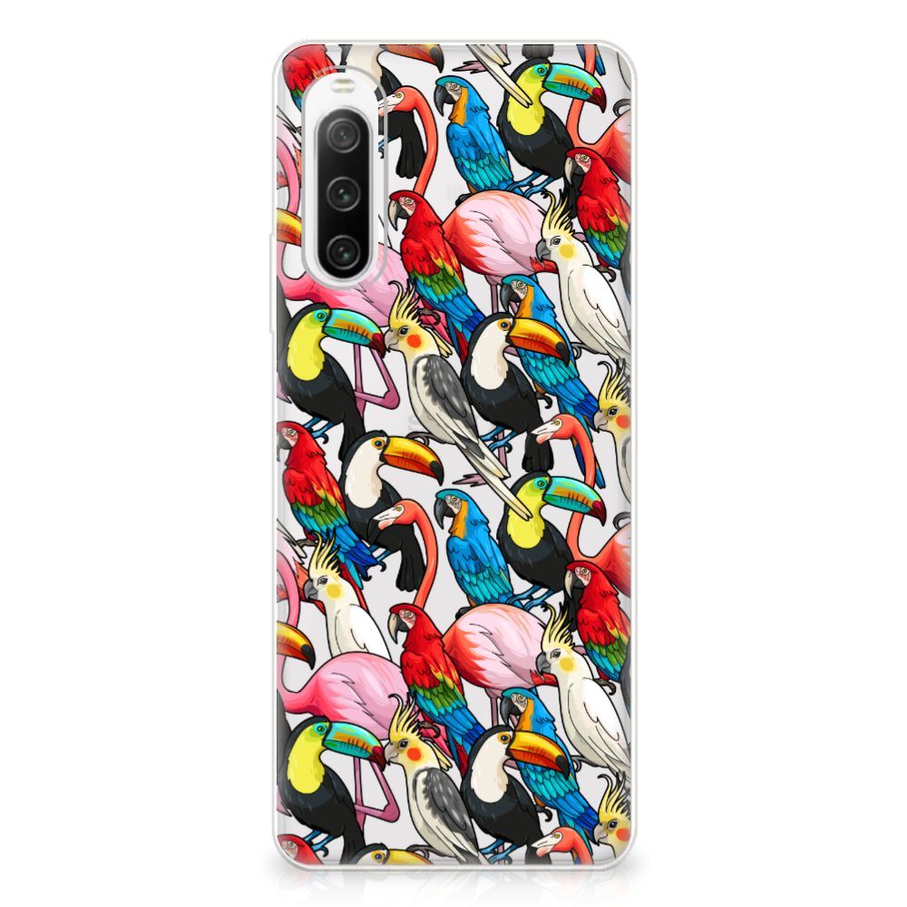 Sony Xperia 10 IV TPU Hoesje Birds B2C Telecom