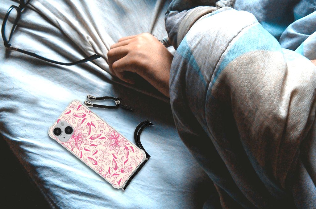 iPhone 14 Plus Case Pink Flowers B2C Telecom