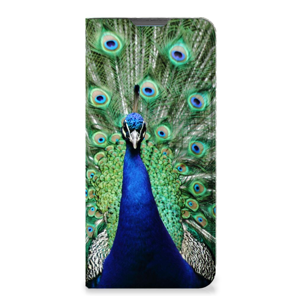 Motorola Moto E32 | Moto E32s Hoesje maken Pauw - B2C Telecom