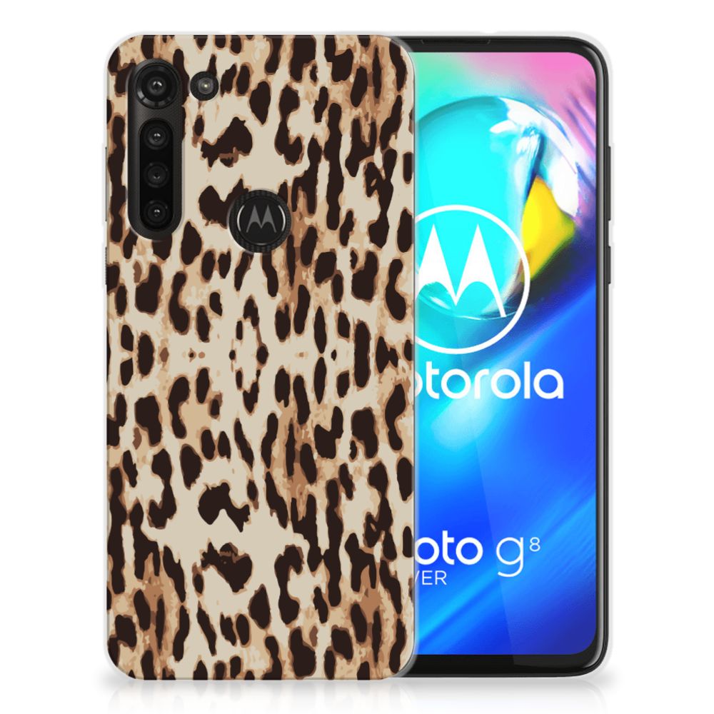 Motorola Moto G8 Power TPU Hoesje Leopard B2C Telecom