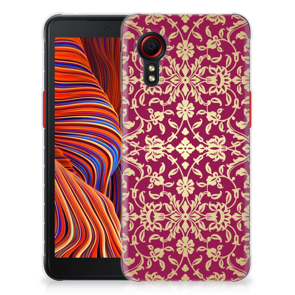 Siliconen Hoesje Samsung Galaxy Xcover 5 Barok Pink B2C Telecom
