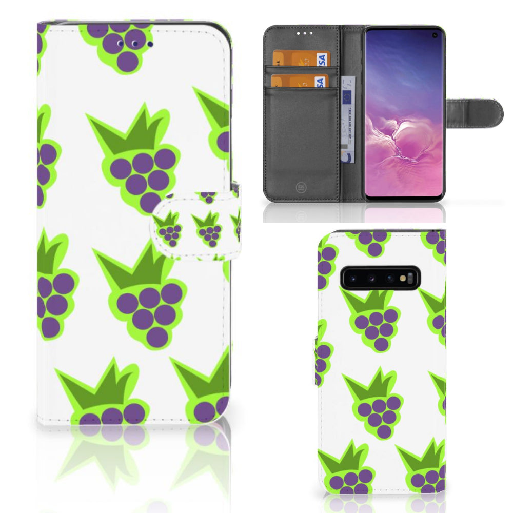 Samsung Galaxy S10 Book Cover Druiven