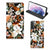 Smart Cover voor Samsung Galaxy S21 Plus Dark Flowers